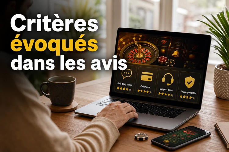 Tableau récapitulatif des critères évoqués dans les avis
