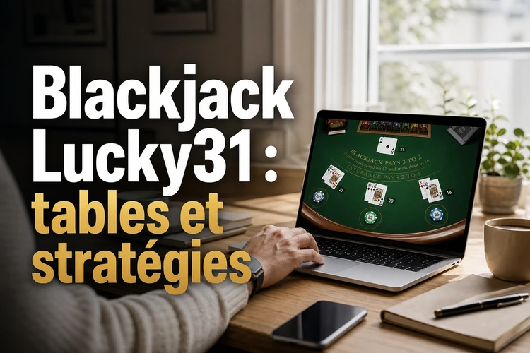 Blackjack Lucky31: Guide complet des tables et des stratégies de jeu