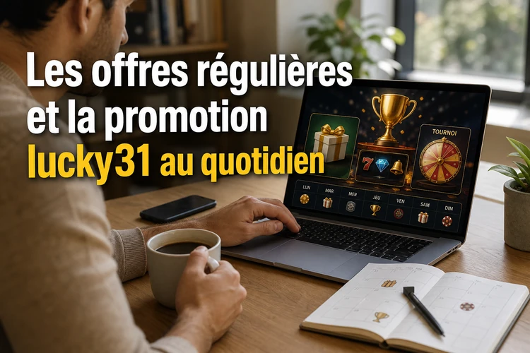 Les offres régulières et la promotion lucky31 au quotidien