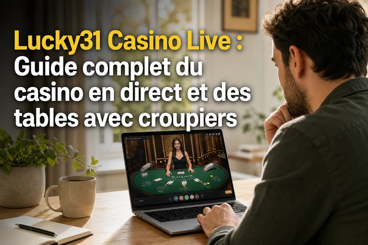 Lucky31 Casino Live: Guide complet du casino en direct et des tables avec croupiers