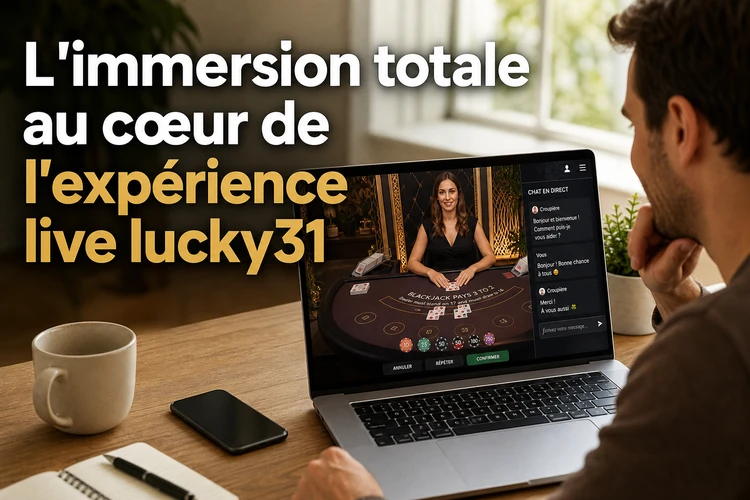 L'immersion totale au cœur de l'expérience live lucky31