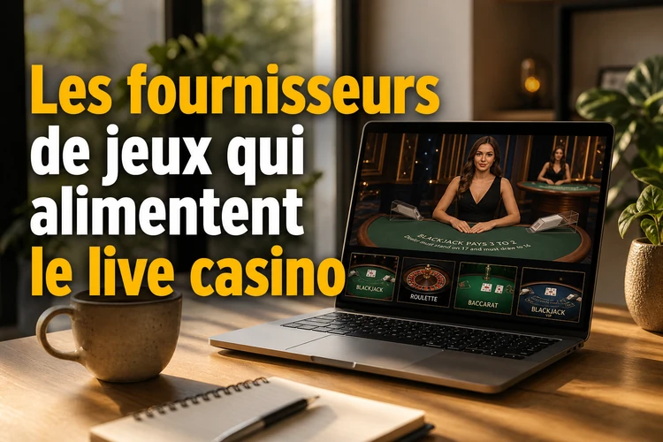Les fournisseurs de jeux qui alimentent le live casino