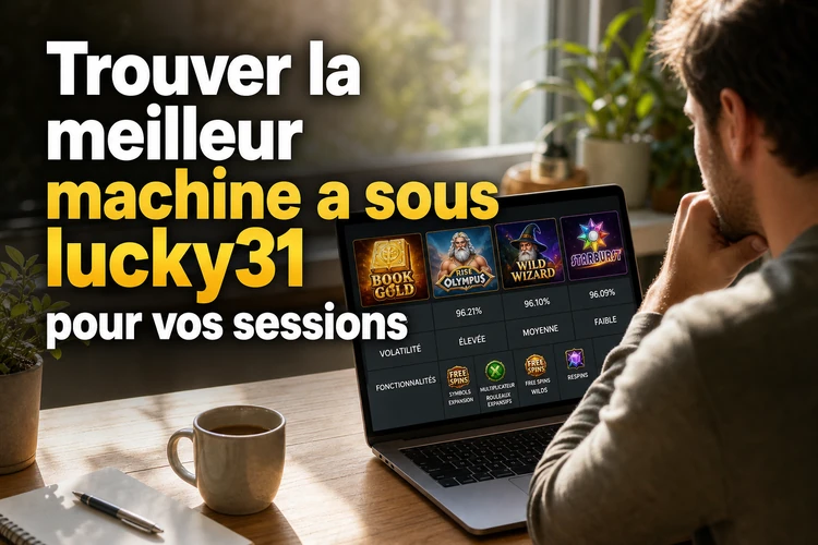 Trouver la meilleur machine a sous lucky31 pour vos sessions
