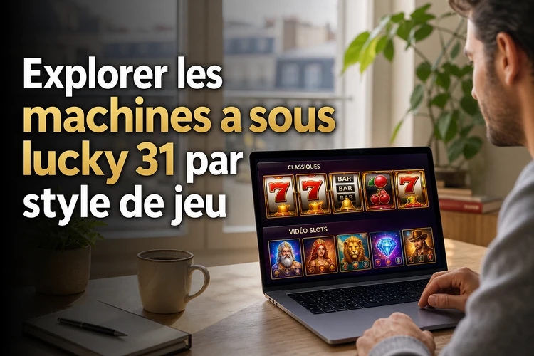 Explorer les machines a sous lucky 31 par style de jeu
