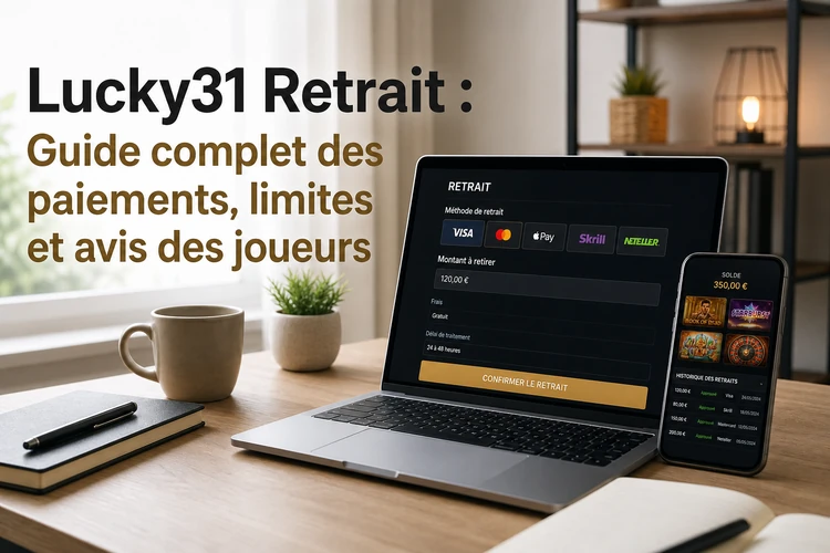 Lucky31 Retrait: Guide complet des paiements, limites et avis des joueurs