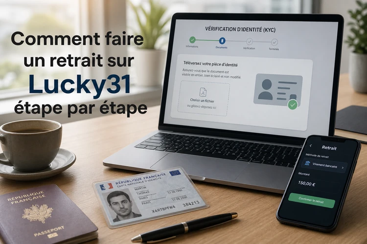Comment faire un retrait sur lucky31 étape par étape
